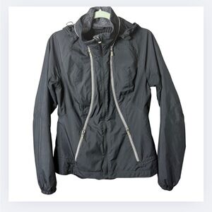 Women's Black Hooded Jacket